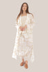 Embroidered Harem pants with elastic waistband